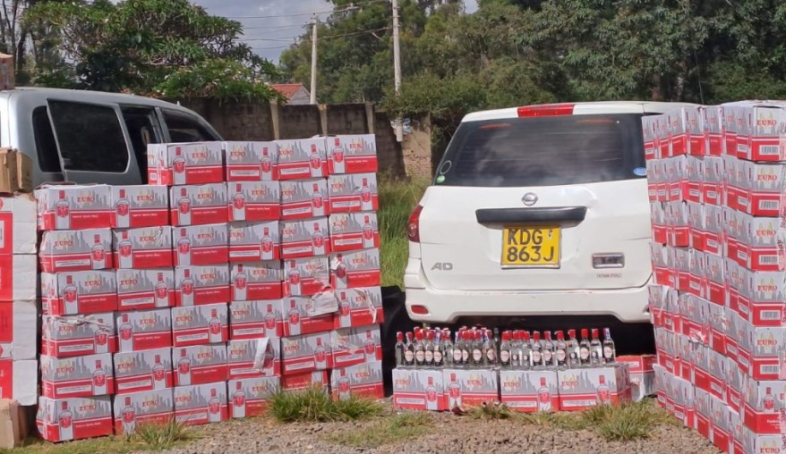 221 Boxes Of Illicit Liquor Seized At Mwala  In Machakos